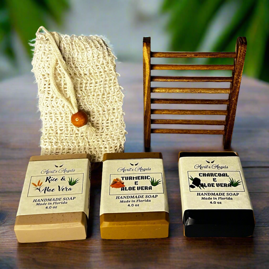 NATURAL HANDMADE SOAP SET